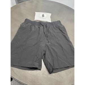 Soothfeel Men's 7" Lightweight Quick Dry Casual Workout Athletic Shorts Black M